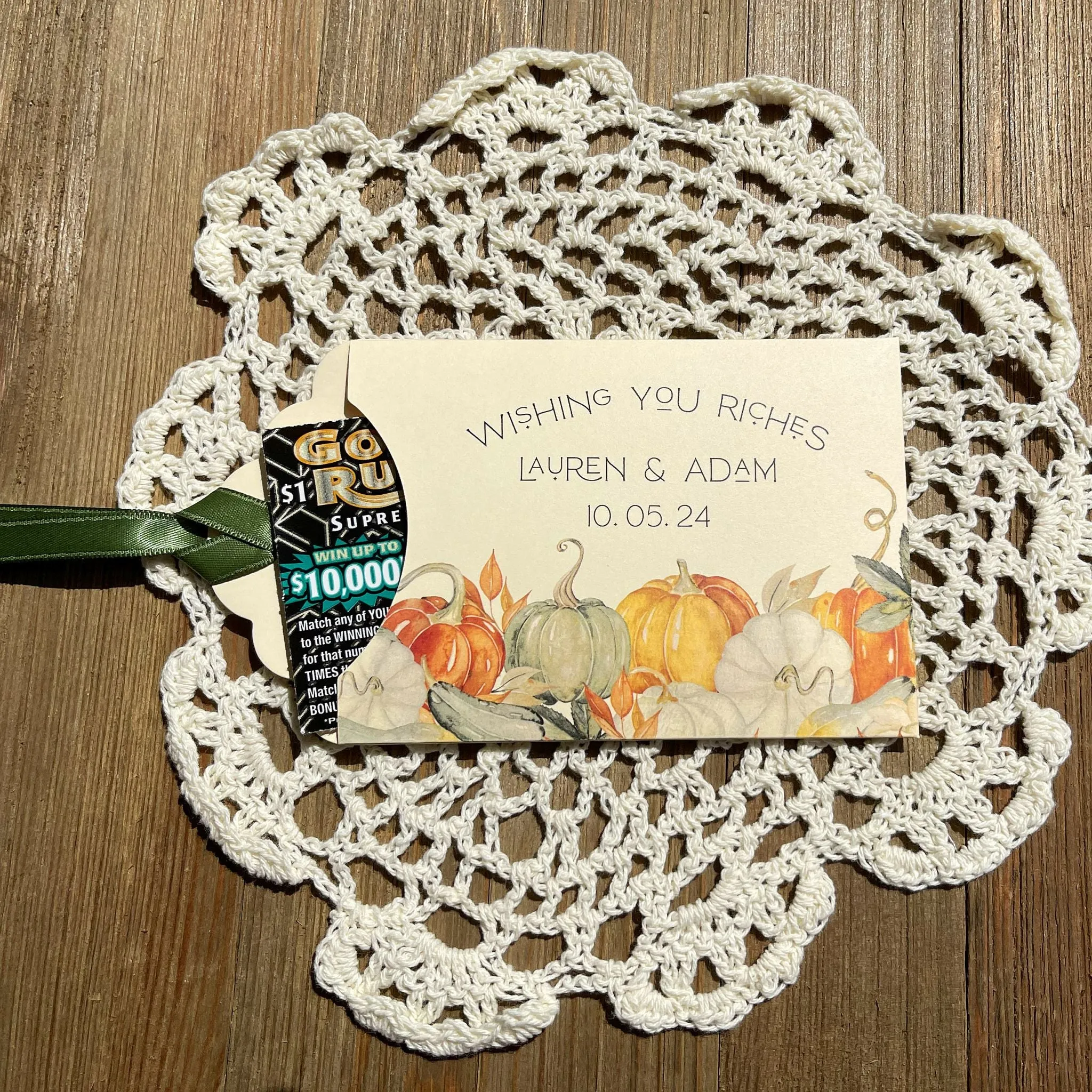 Unique Fall Wedding Guest Favors