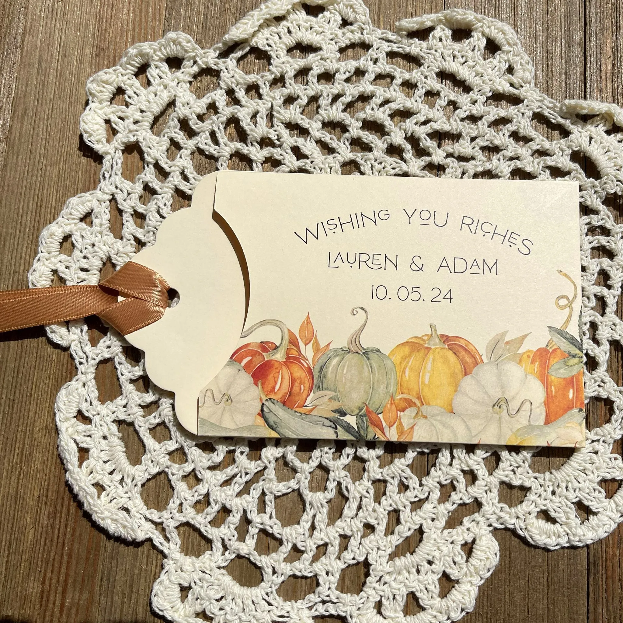 Unique Fall Wedding Guest Favors