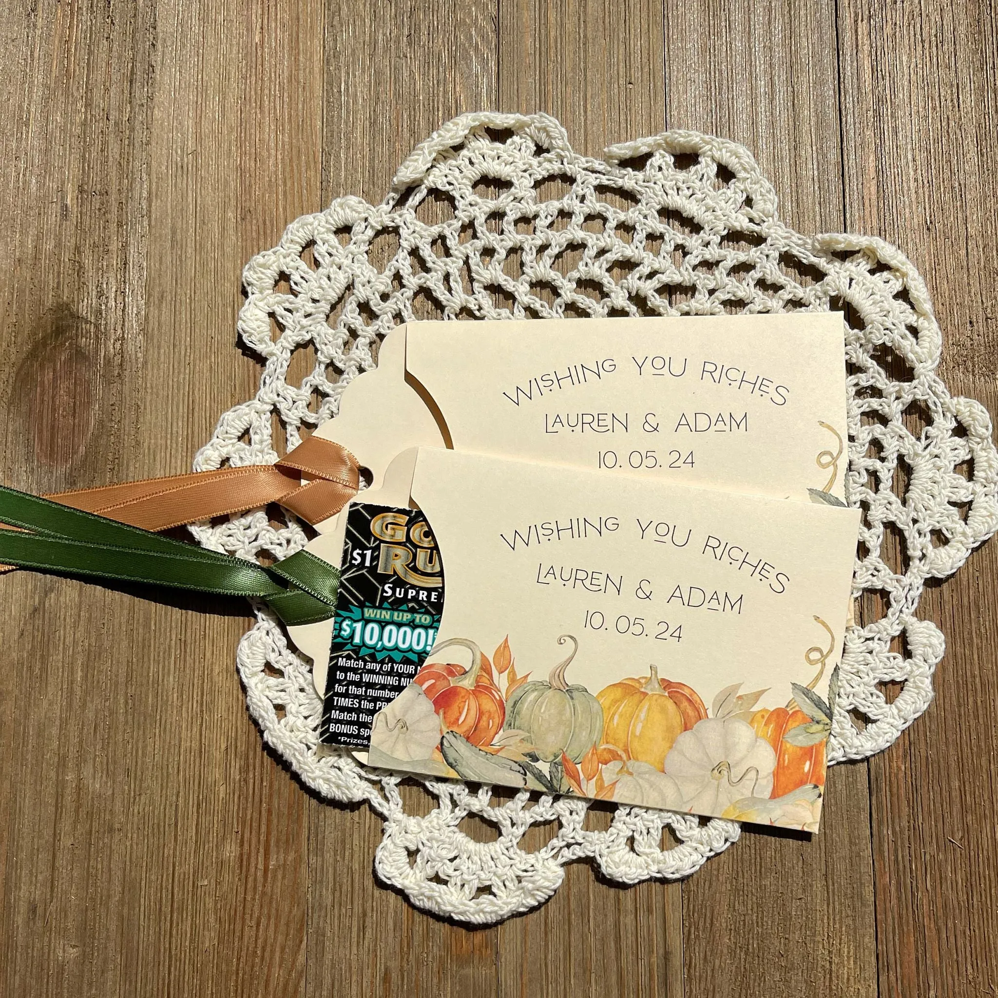 Unique Fall Wedding Guest Favors