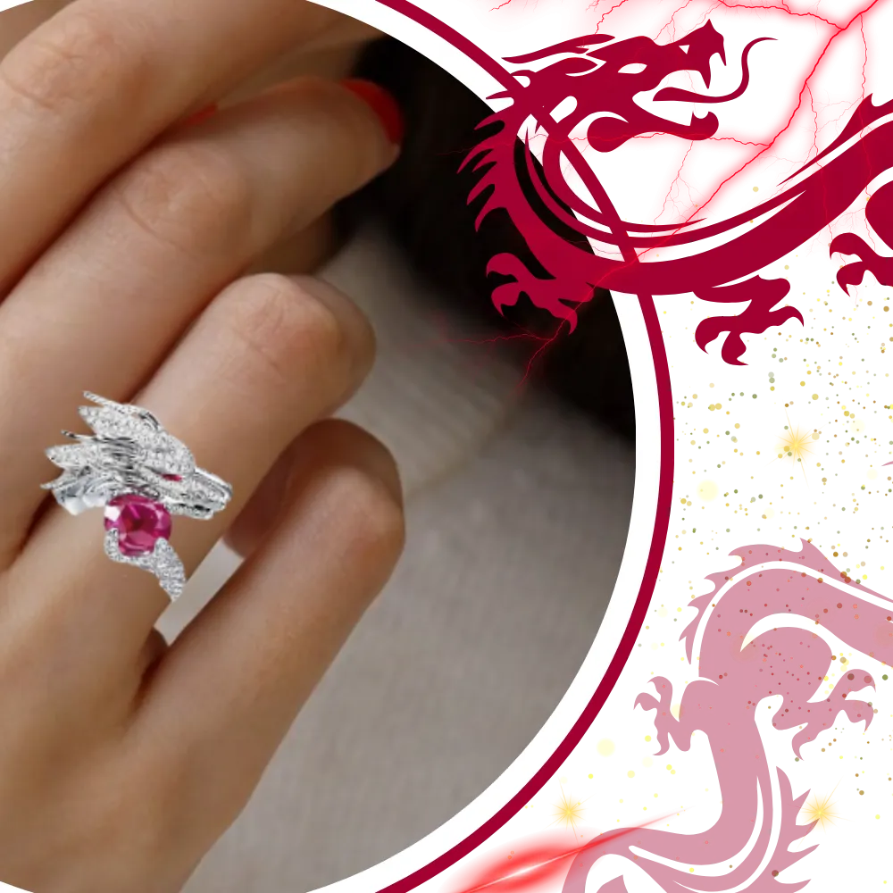 Unique Handmade Silver Dragon Ring