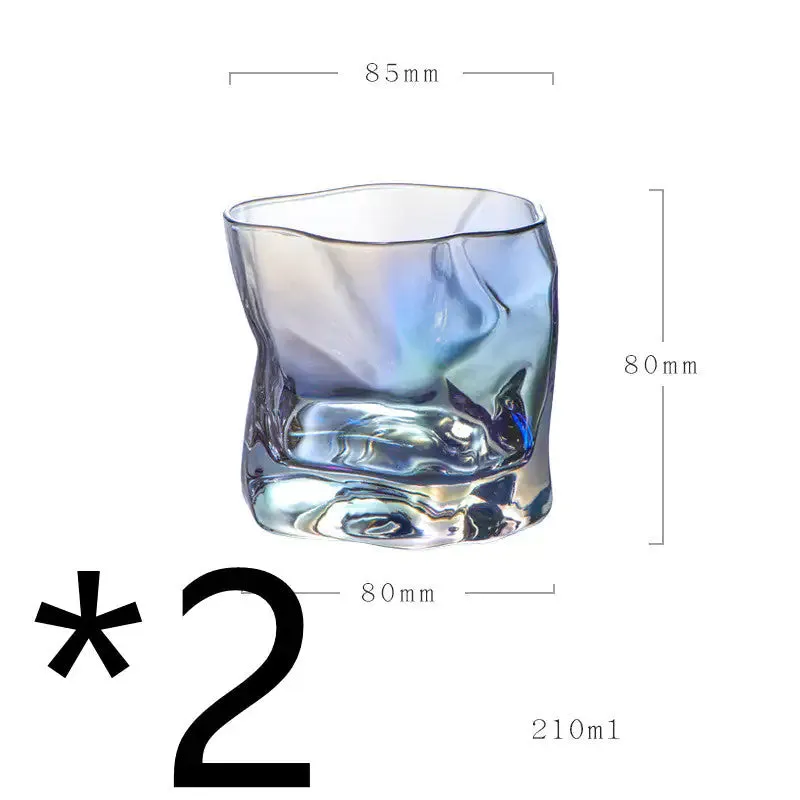 Unique-Shaped Whiskey Glass