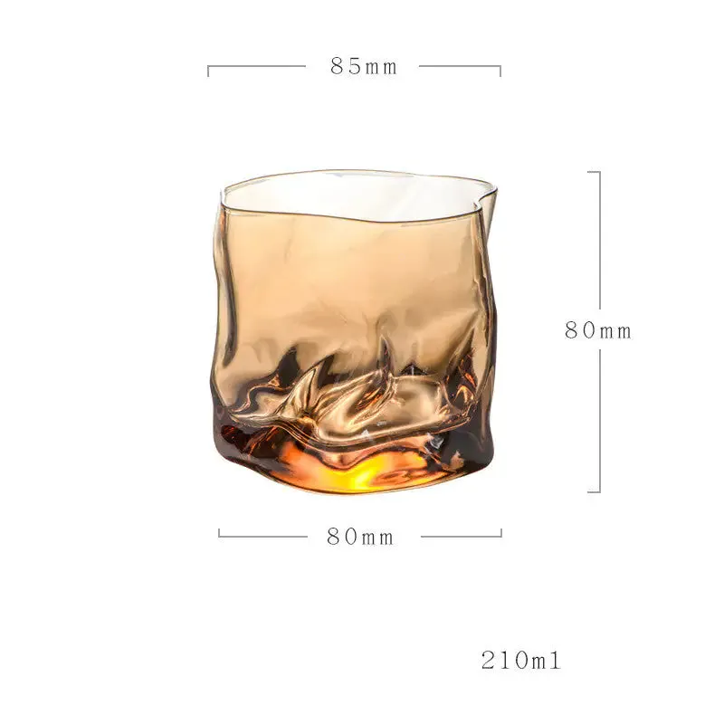 Unique-Shaped Whiskey Glass