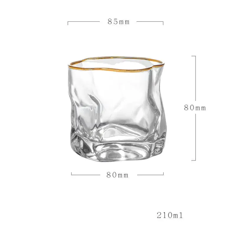 Unique-Shaped Whiskey Glass