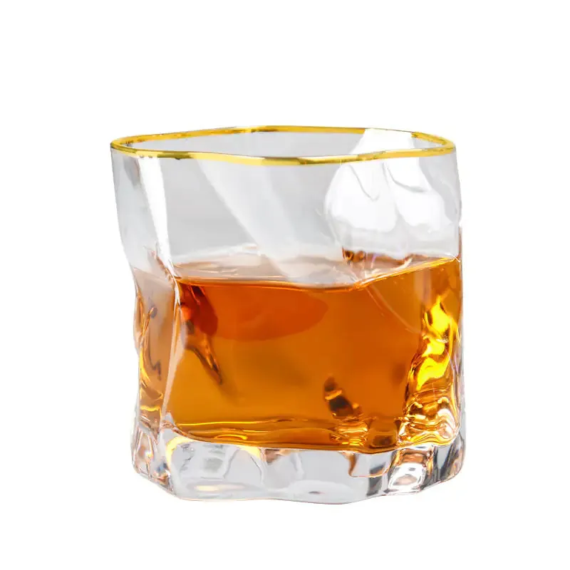 Unique-Shaped Whiskey Glass