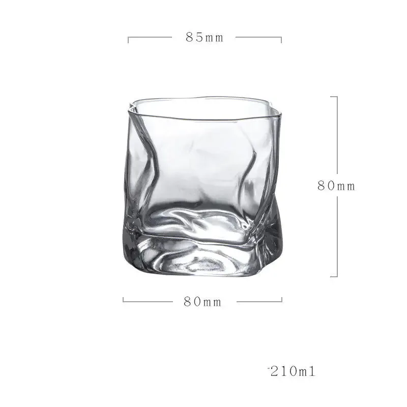 Unique-Shaped Whiskey Glass