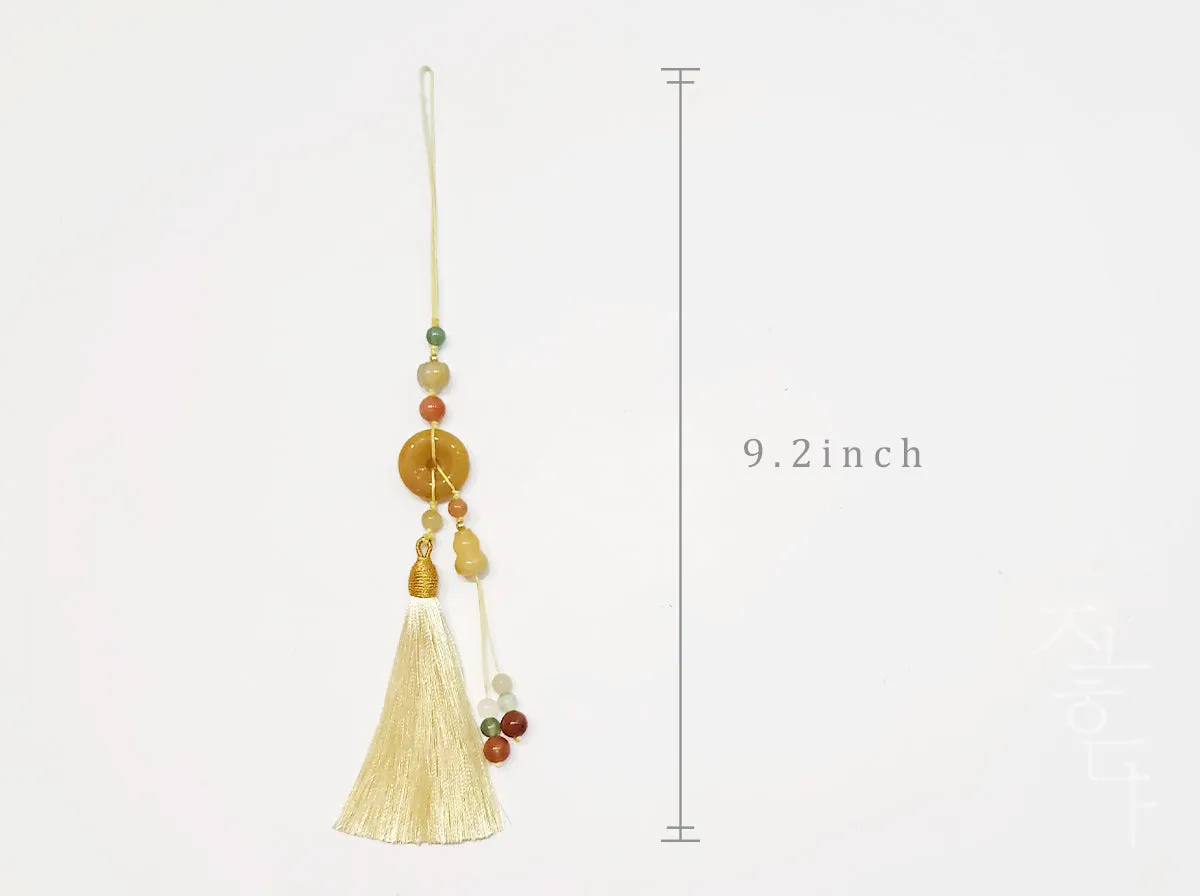 Unique Yellow Gemstones Norigae