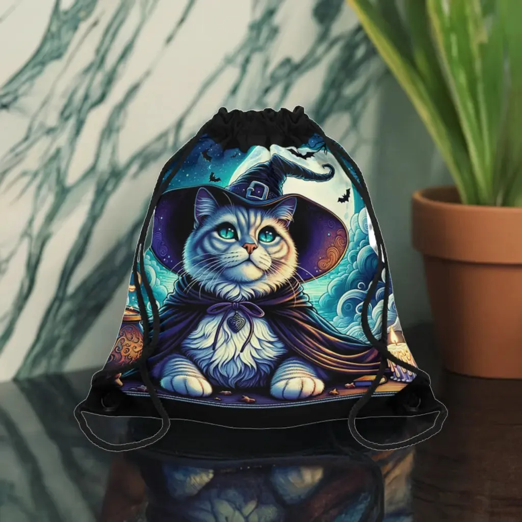 Witchy Cat - Drawstring Bag