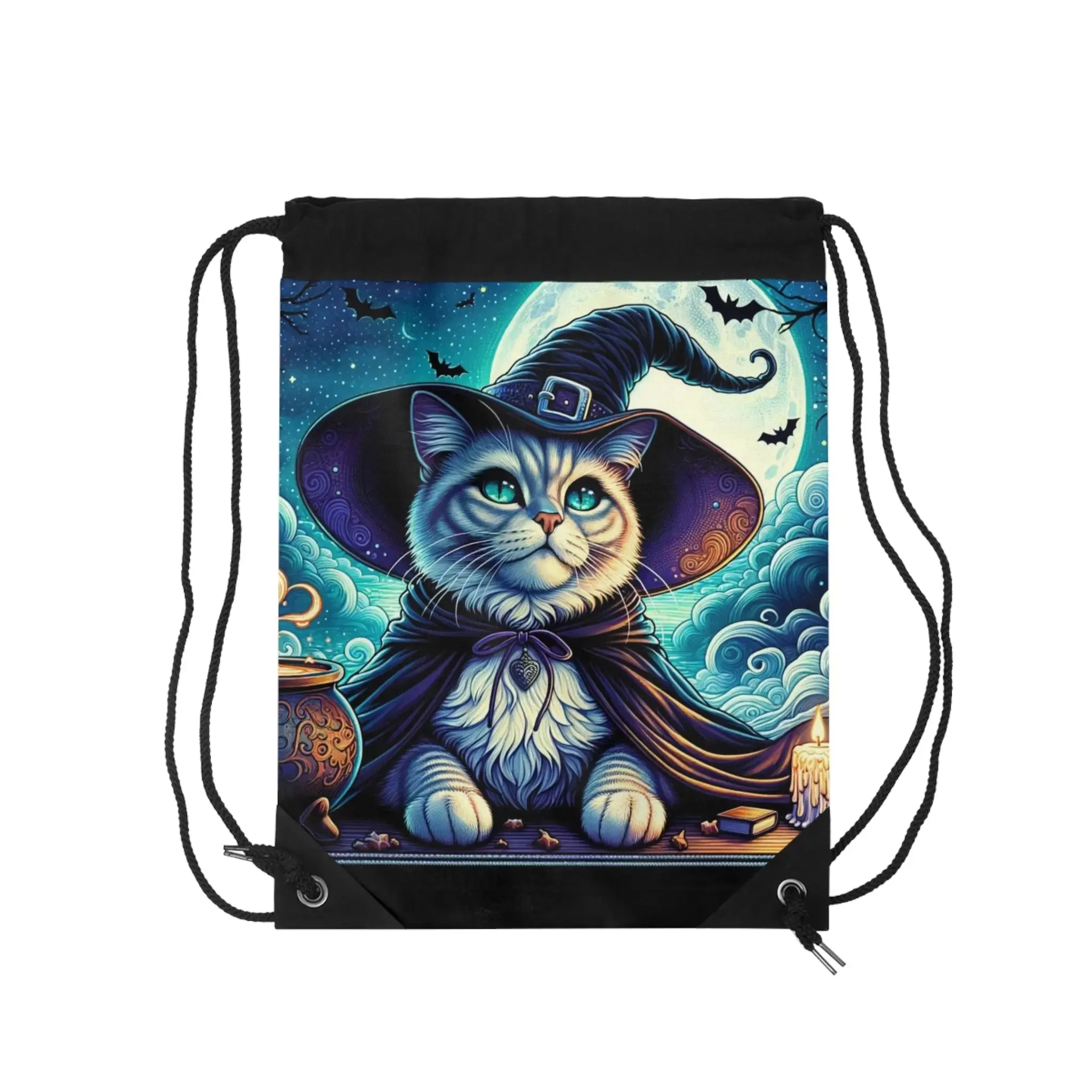 Witchy Cat - Drawstring Bag
