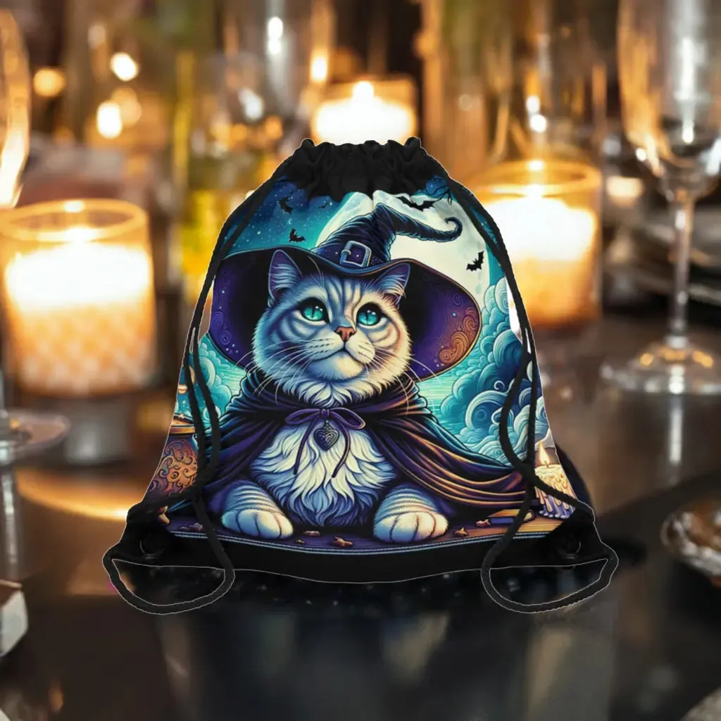 Witchy Cat - Drawstring Bag