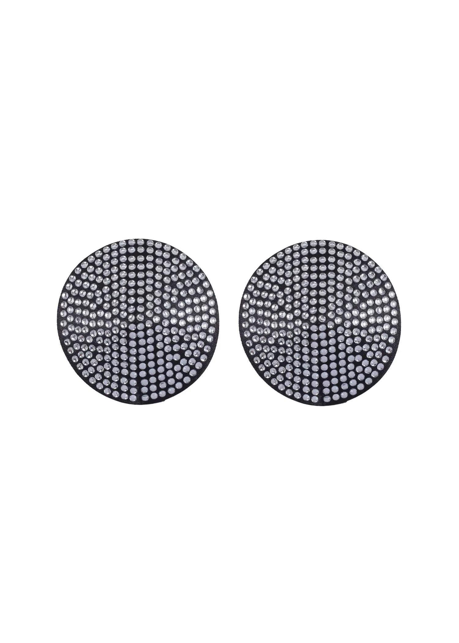 Zenn Nipple Pasties (Black/Silver)